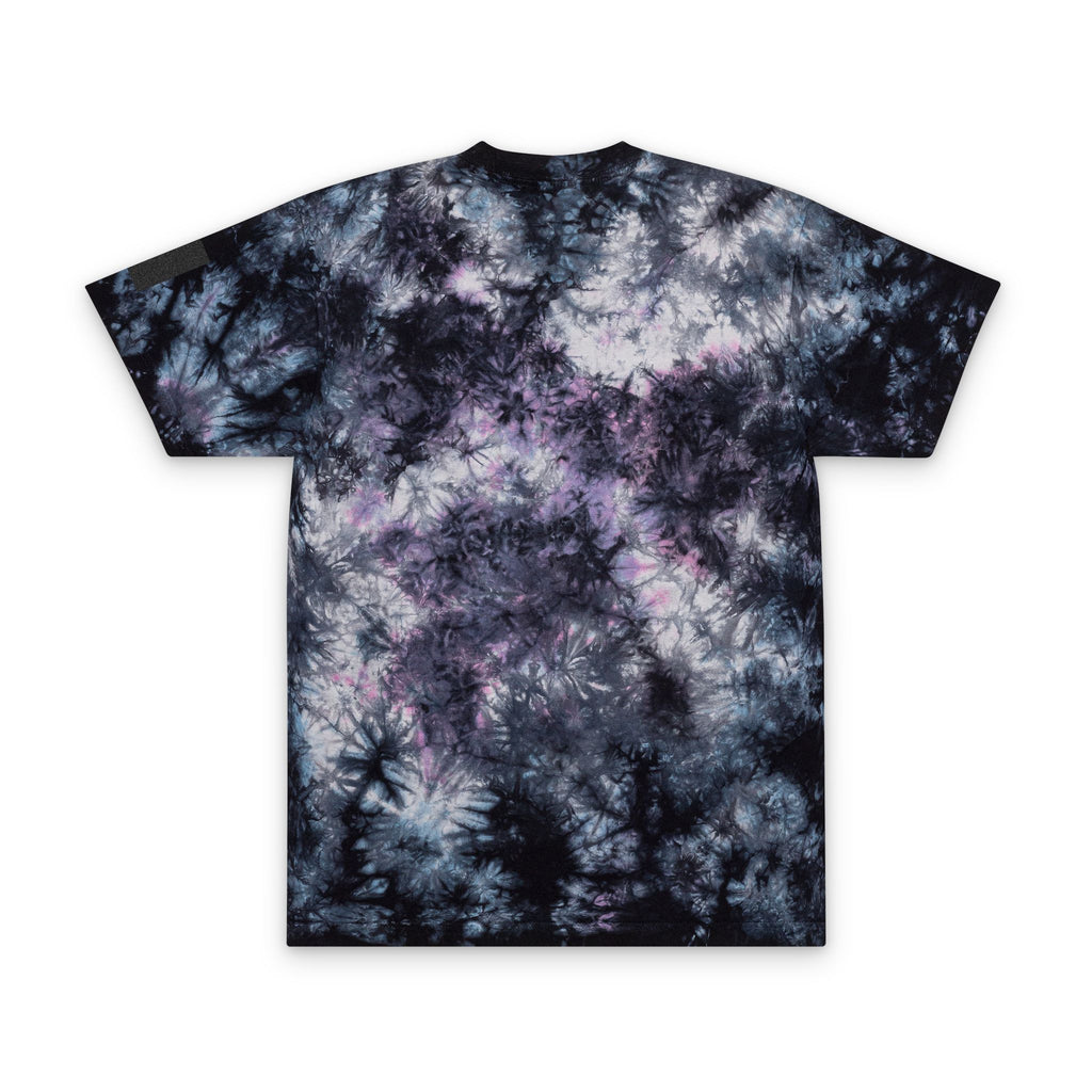Tie-Dye T-Shirt — Rainbow Spiral Embroidered Pocket Tee