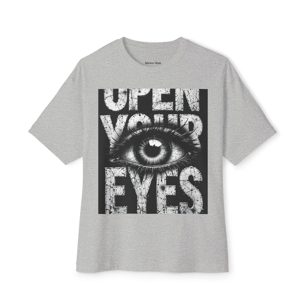 Graphic Tee — "Open Your Eyes" Eye & Straw Hat Pirate Design