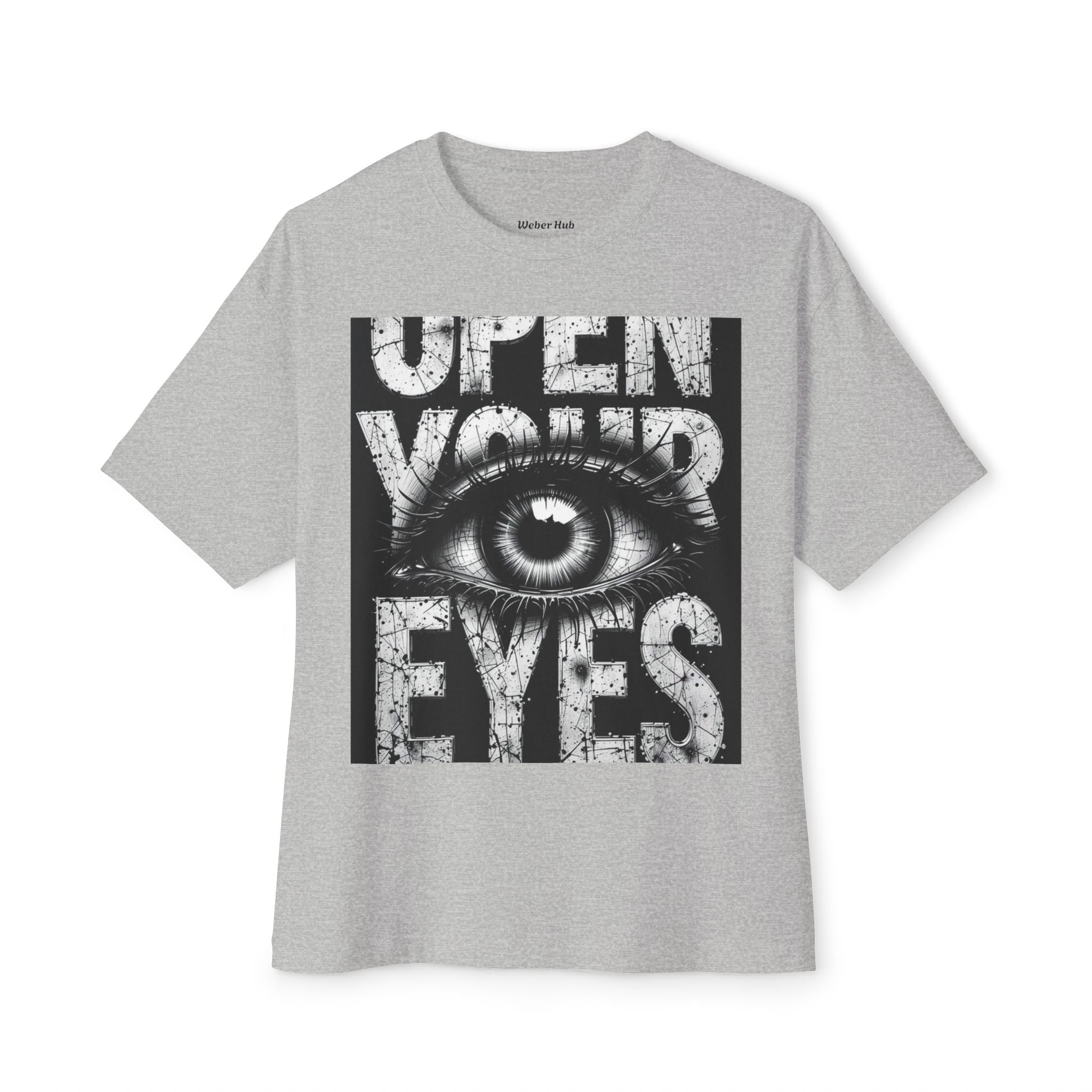 Graphic Tee — "Open Your Eyes" Eye & Straw Hat Pirate Design