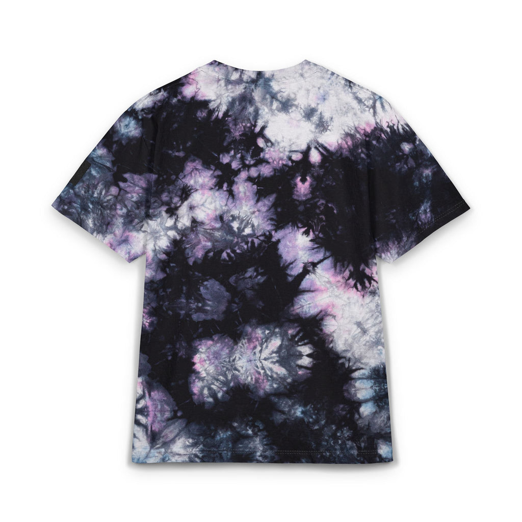Tie-Dye T-Shirt — Rainbow Spiral Embroidered Pocket Tee