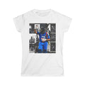 Cricket Celebrations Tee — Color Spotlight Cricket Player Graphic Women's T-Shirt