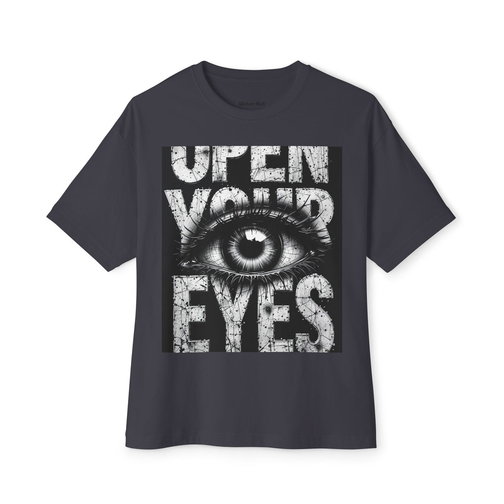Graphic Tee — "Open Your Eyes" Eye & Straw Hat Pirate Design
