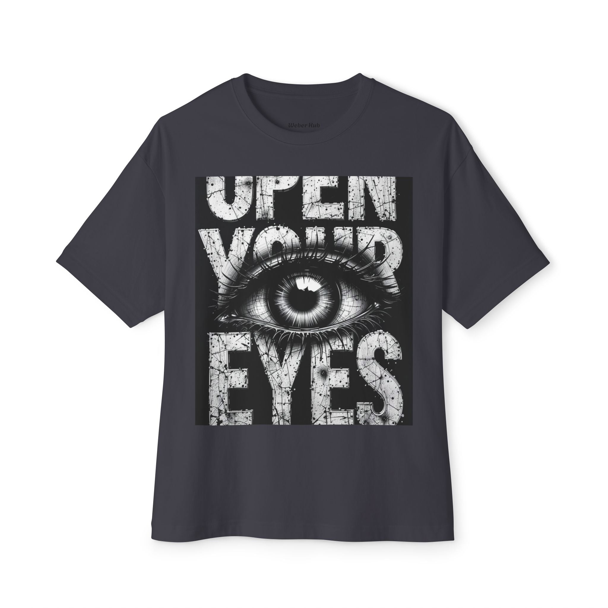 Graphic Tee — "Open Your Eyes" Eye & Straw Hat Pirate Design