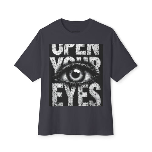Graphic Tee — "Open Your Eyes" Eye & Straw Hat Pirate Design